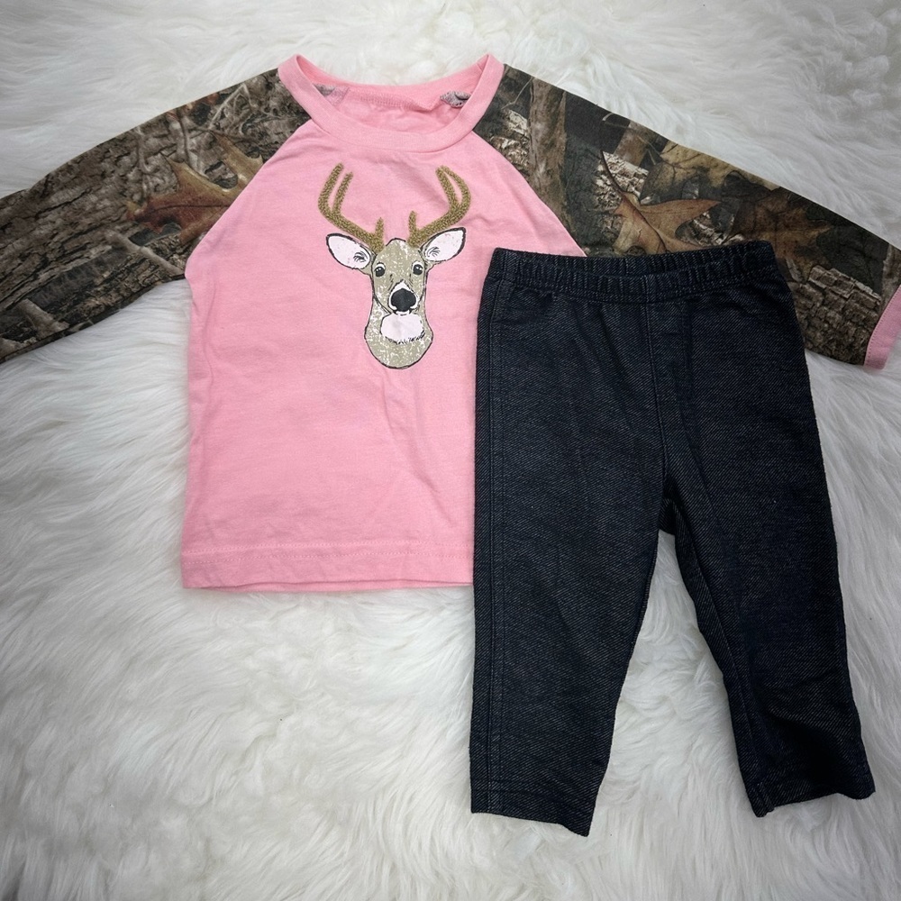 6 Months Baby Girl Matching Outfit Set - Picture 9 of 9